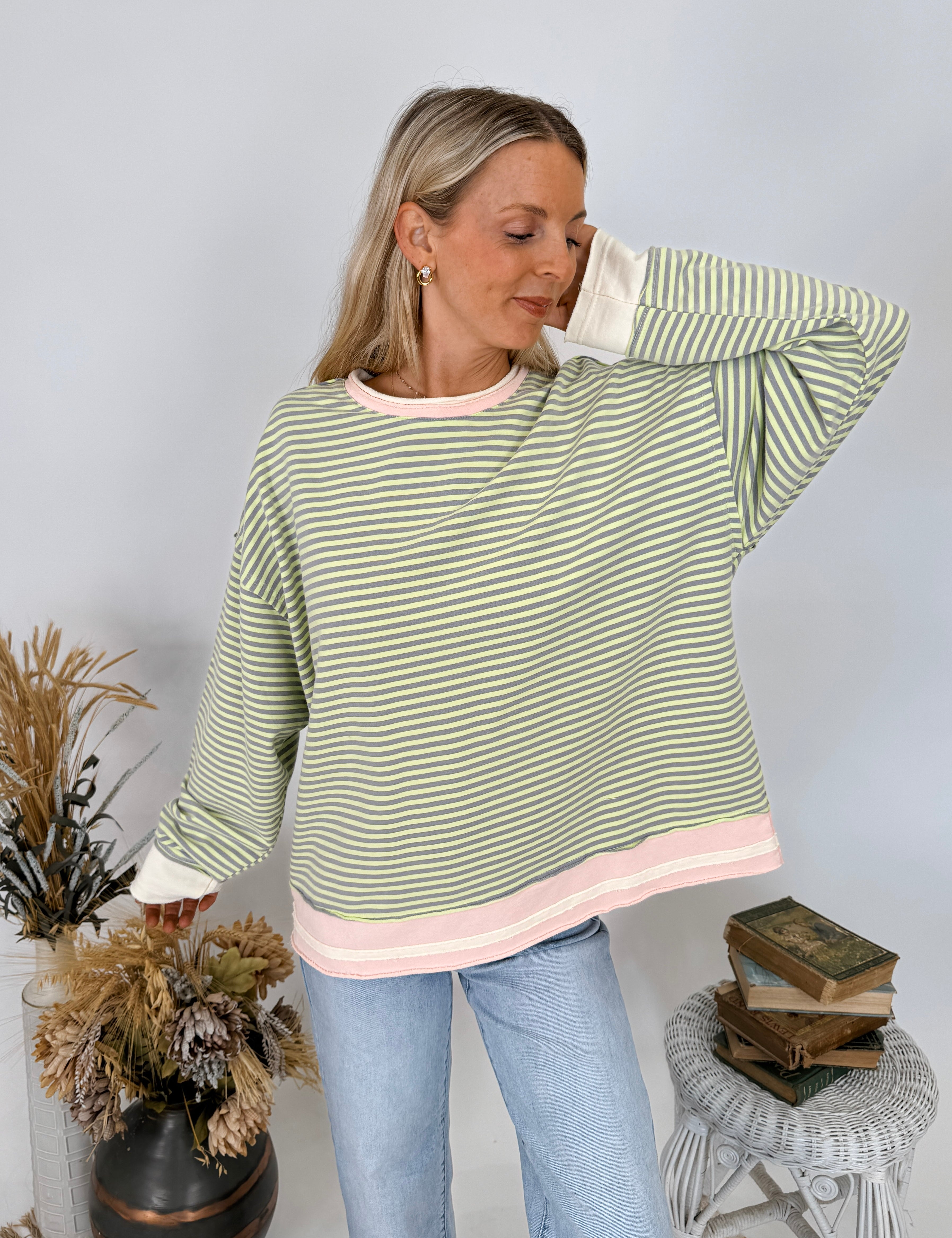 Raya Terry Knit Sweatshirt