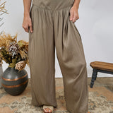 Daphne Satin Wide Leg Pants