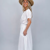 Ellery Embroidery Top & Skirt Set