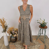 The Final Word Floral Midi Dress
