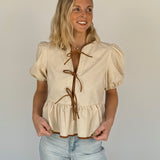 Melody Tied Blouse