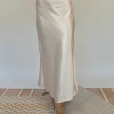 Sonja Satin Midi Skirt