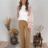 Emmie Patchwork Knit Top