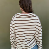 Sami Stripe Button Up Cardigan