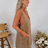 Jessie Corduroy Overall Dress