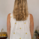 Lemon Drop Collared Tank
