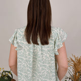 Ruthie Ruffle Sleeve Blouse