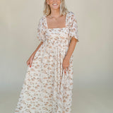 Fancy Floral Maxi Dress