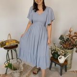 Willa Smocked Midi Dress