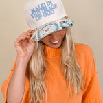 Hilda Oversized Sweater in bright peach with a mock neck and elbow sleeves — Paper Doll
