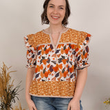 Zariah Multi Print Blouse