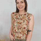 Pure Ease Floral Sweater Vest