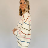 Paulette Colorful Stripes Sweater