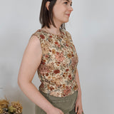 Pure Ease Floral Sweater Vest