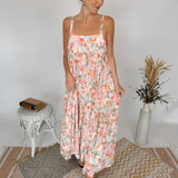 Bloom Brightly Tropical Maxi Dress