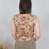 Pure Ease Floral Sweater Vest