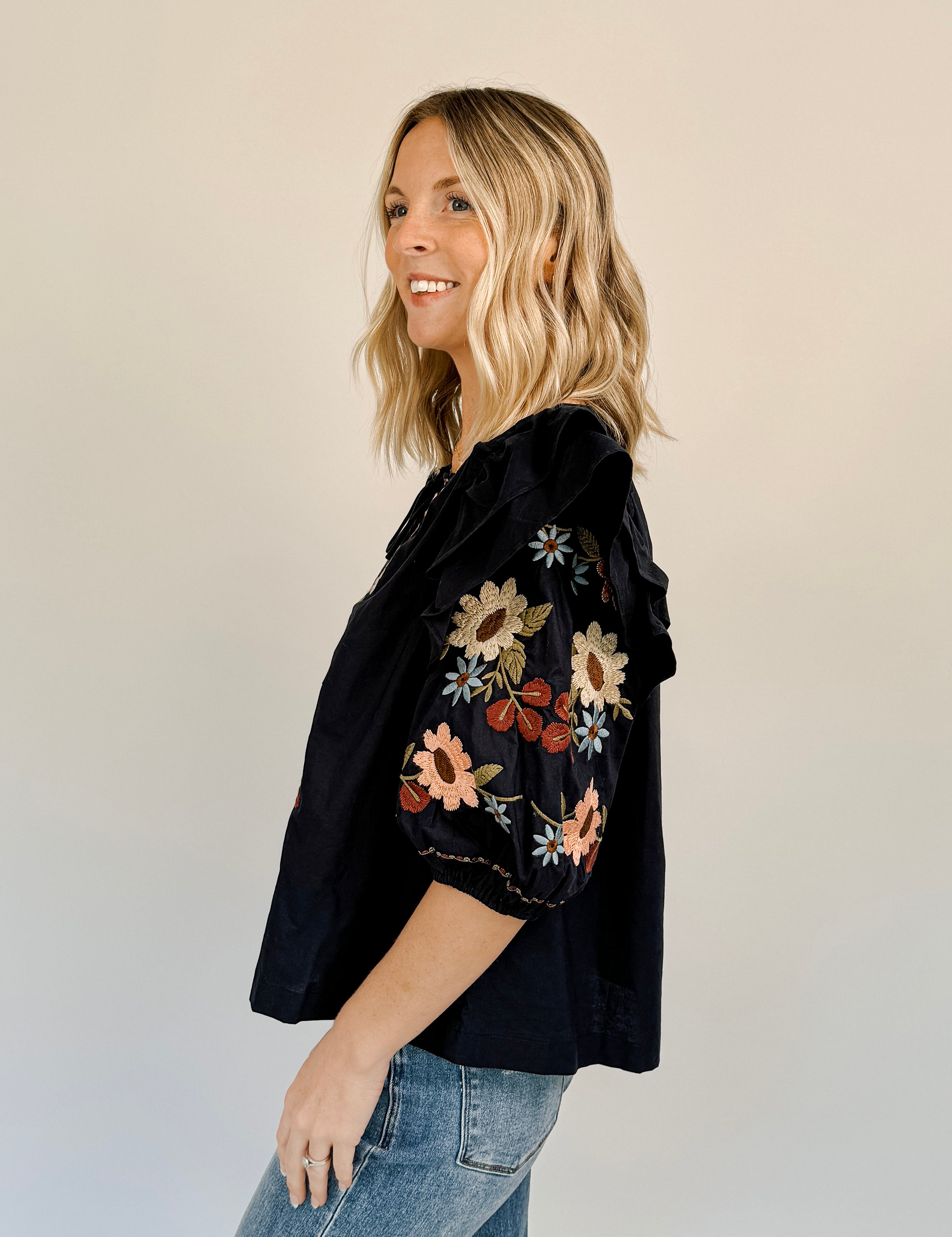 Tatum Embroidered Blouse