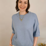 Kira Crew Neck Knit Top
