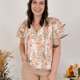 Magnolia Floral Blouse
