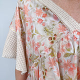 Sprouting Spring V-Neck Knit Top