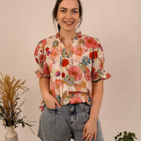 Glamorous Floral Blouse
