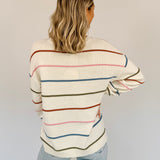 Paulette Colorful Stripes Sweater