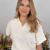 Peaceful Bliss Rib Knit Top