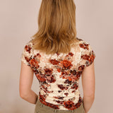 Roseanne Floral Print Top