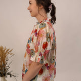 Glamorous Floral Blouse