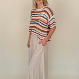 Gloria Multi Stripe Knit Top