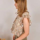 Simply Sweet Floral Quilted Vest