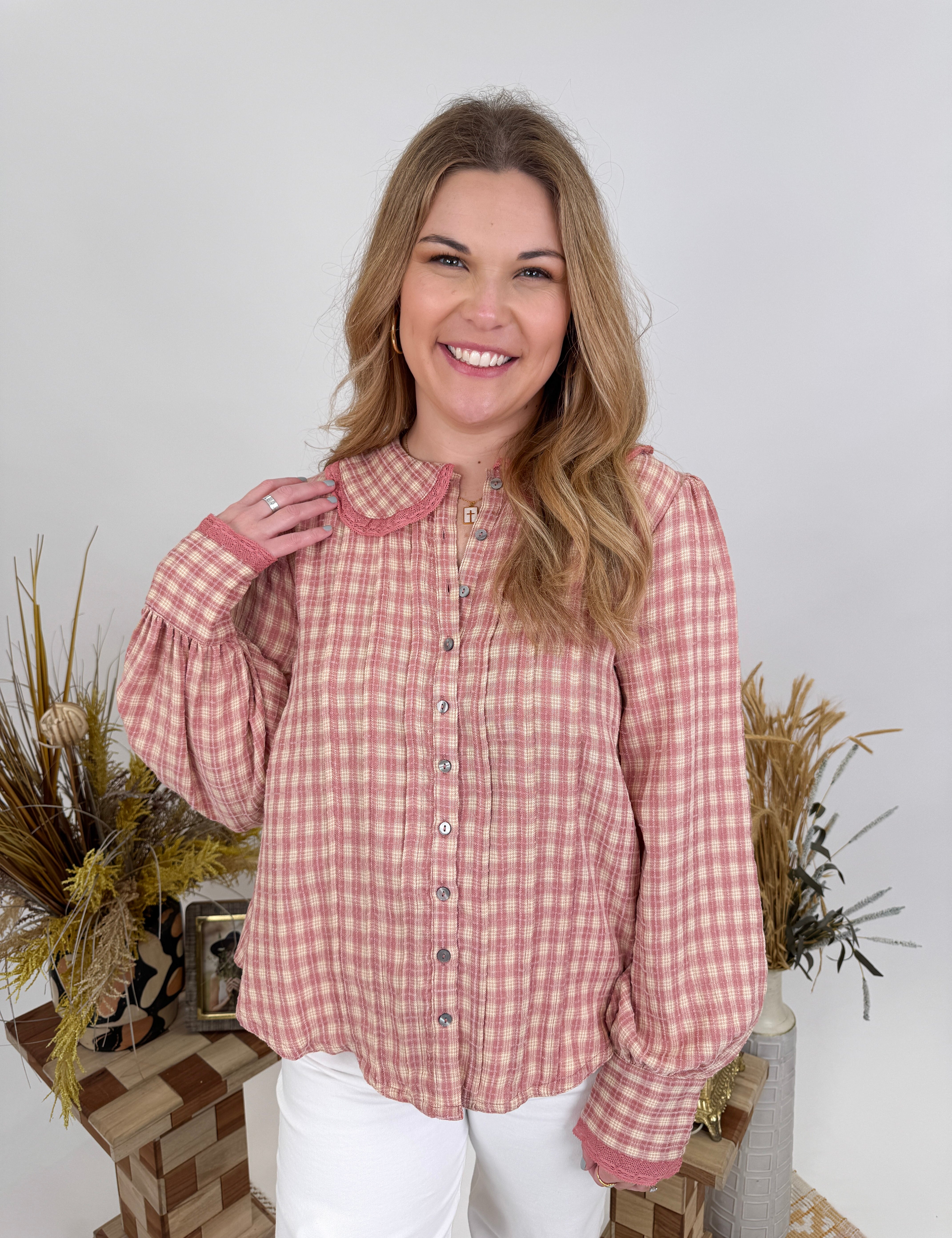 All You Got Button Up Blouse