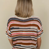 Gloria Multi Stripe Knit Top