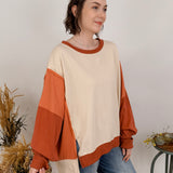Jolie Oversized Knit Sweatshirt