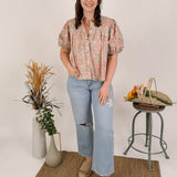 Erin Floral Print Blouse
