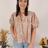 Erin Floral Print Blouse