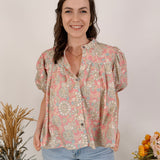Erin Floral Print Blouse