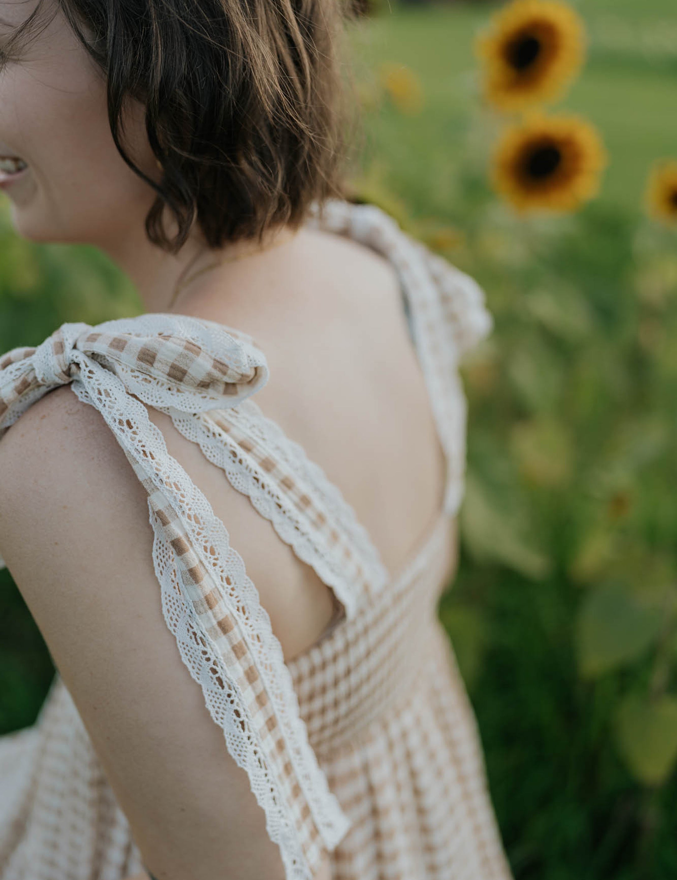 Pick of the Patch Gingham Maxi Dress