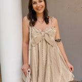 Julianna Solid Color Woven Dress