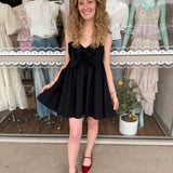 Julianna Solid Color Woven Dress