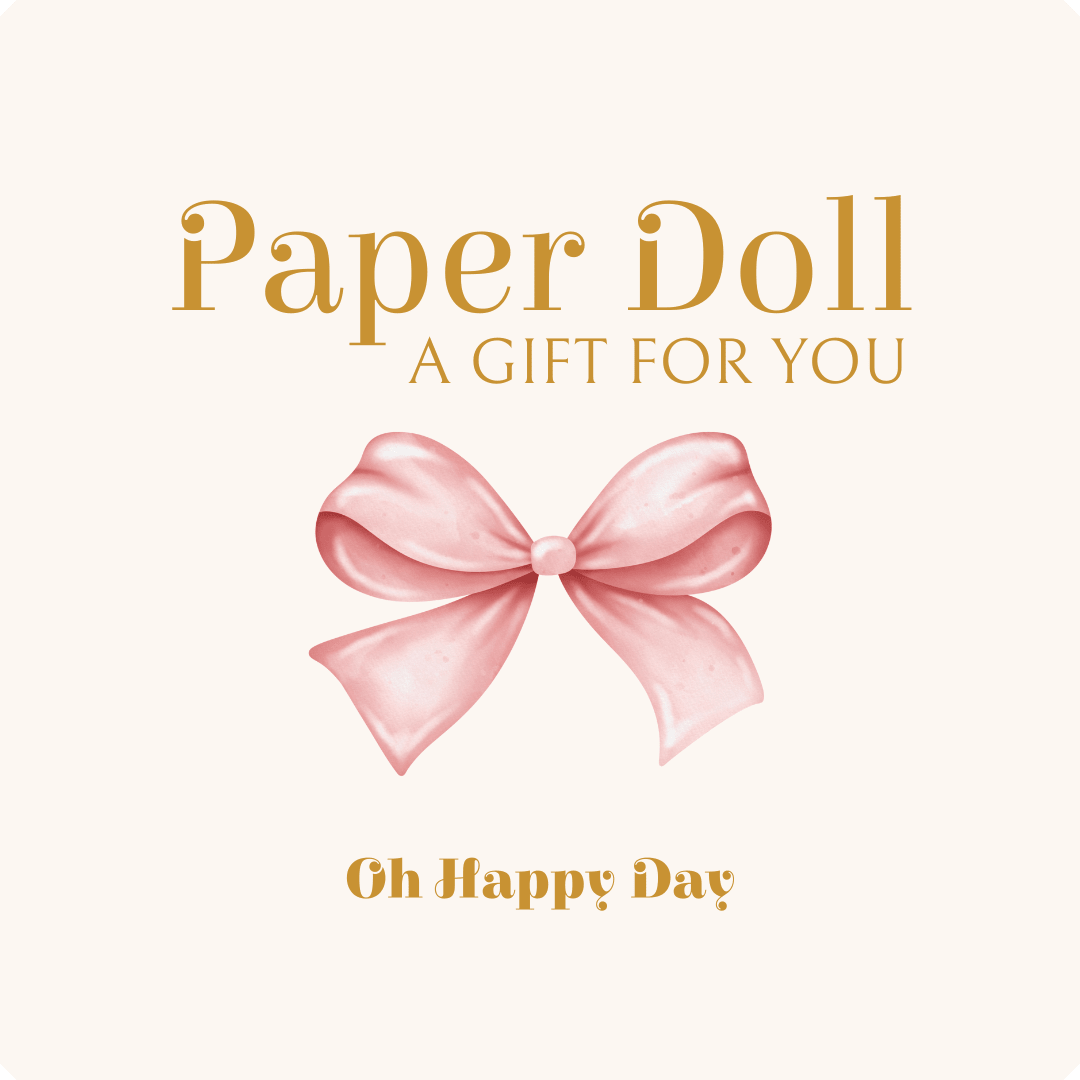 Paper Doll Gift Certificate - PAPER DOLL