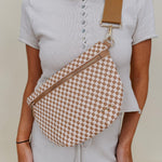 Diagonal Woven Westlyn Bum Bag - PAPER DOLL