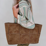 Taya Woven Tote Bag - PAPER DOLL
