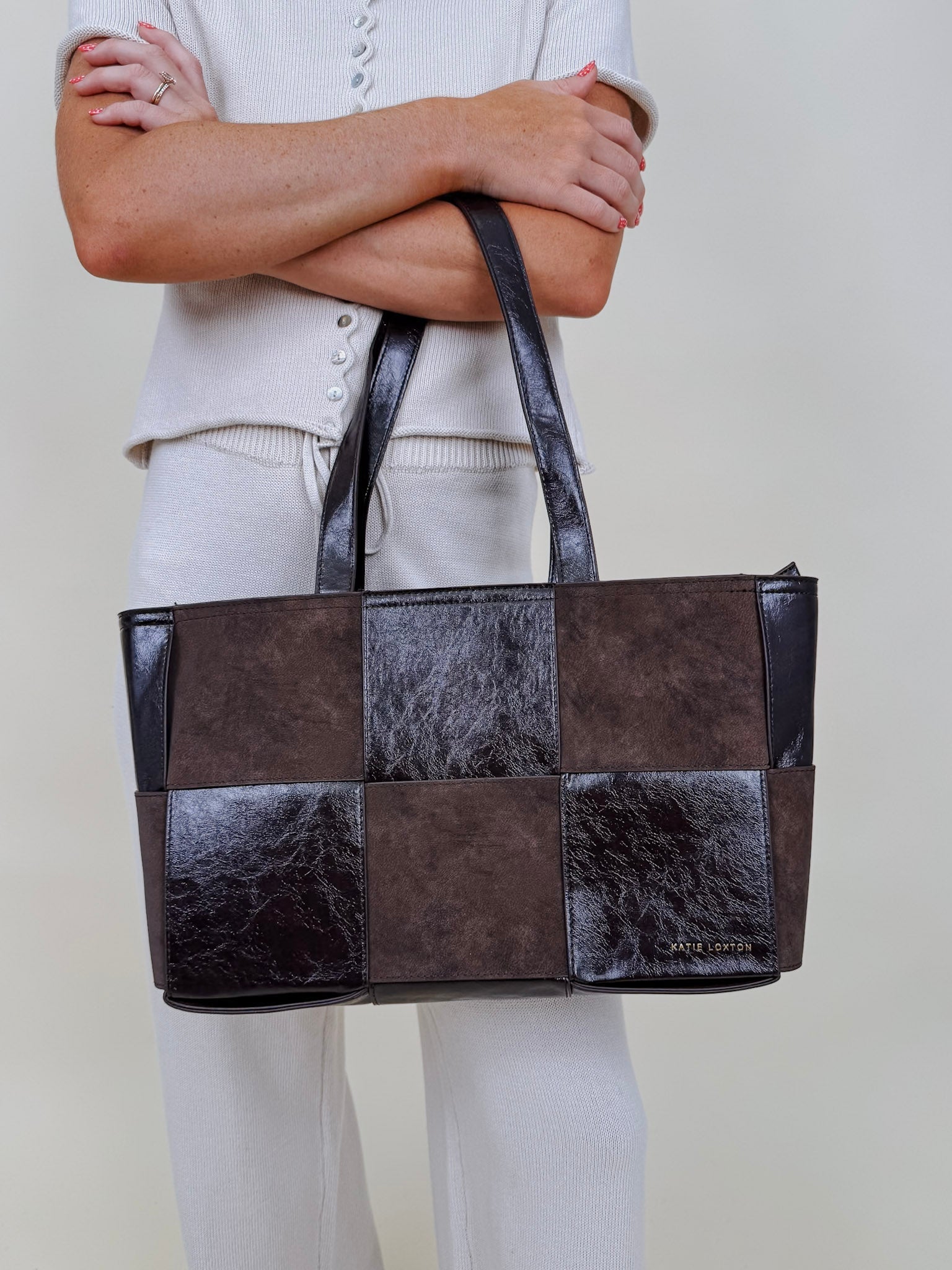 Taya Woven Tote Bag - PAPER DOLL