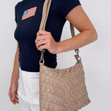 Winnie Woven Hobo Bag - PAPER DOLL