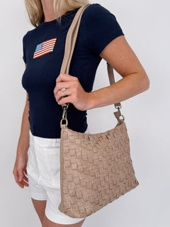 Winnie Woven Hobo Bag - PAPER DOLL