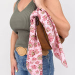 Leslie Cotton Linen Square Scarf - PAPER DOLL