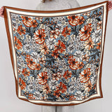 Floral Velvet Wool Scarf Shawl - PAPER DOLL