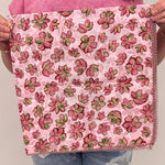 Leslie Cotton Linen Square Scarf - PAPER DOLL