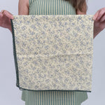 Leslie Cotton Linen Square Scarf - PAPER DOLL